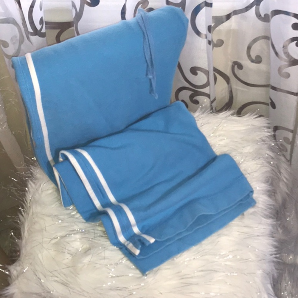 Blue track pants 🧢